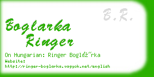 boglarka ringer business card